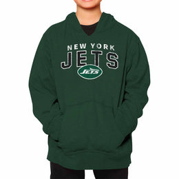 New York Jets NFL Youth Starting Fresh Hoodie- Pro Football Sweatshirt for Boys and Girls - Green