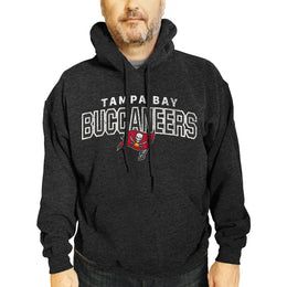 Tampa Bay Buccaneers NFL Adult Unisex Starting Fresh Ultra Soft Fleece Hooded Sweatshirt - Black Heather