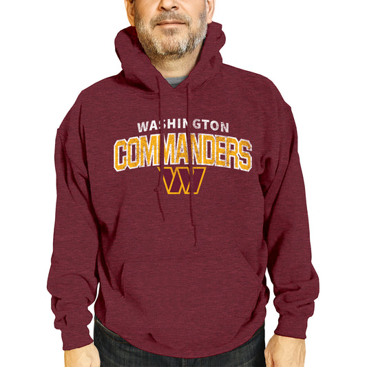 Washington Commanders NFL Adult Unisex Starting Fresh Ultra Soft Fleece Hooded Sweatshirt - Cardinal