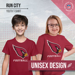 Arizona Cardinals NFL Youth Run City Tee - Cardinal