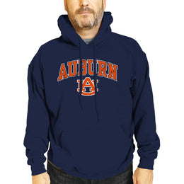 Auburn Tigers Campus Colors Adult Arch & Logo Soft Style Gameday Hooded Sweatshirt  - Navy