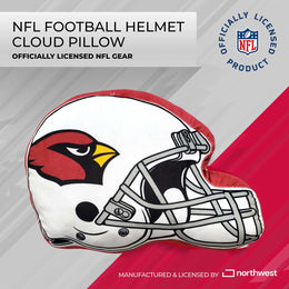 Arizona Cardinals NFL Helmet Football Super Soft Plush Pillow - Red