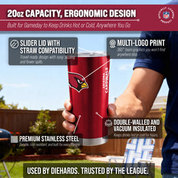 Arizona Cardinals NFL 20oz Gameday Stainless Steel Tumbler - Cardinal