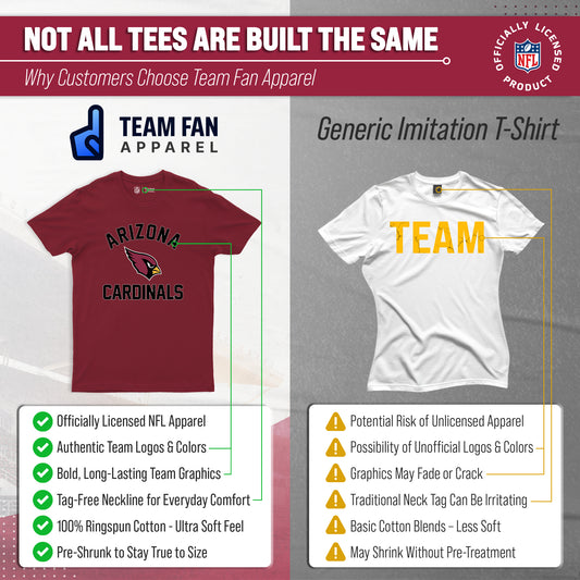 Arizona Cardinals NFL Adult Gameday T-Shirt - Cardinal