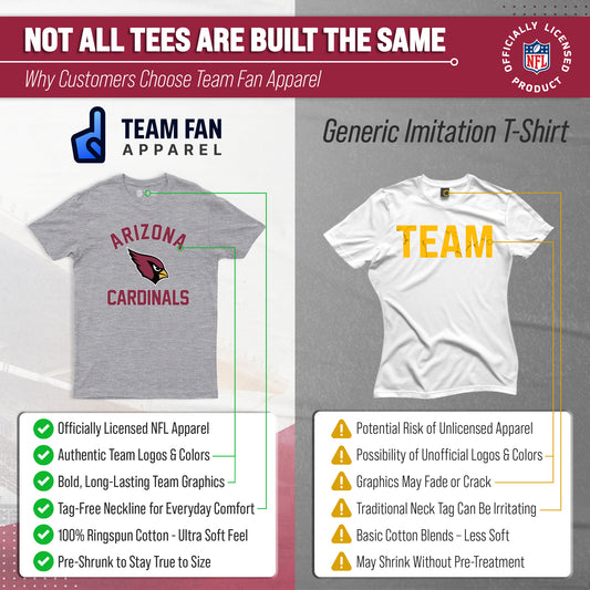 Arizona Cardinals NFL Adult Gameday T-Shirt - Gray