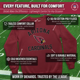 Arizona Cardinals NFL Adult Gameday Football Crewneck Sweatshirt - Cardinal