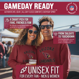 Arizona Cardinals NFL Adult Gameday Football Crewneck Sweatshirt - Cardinal