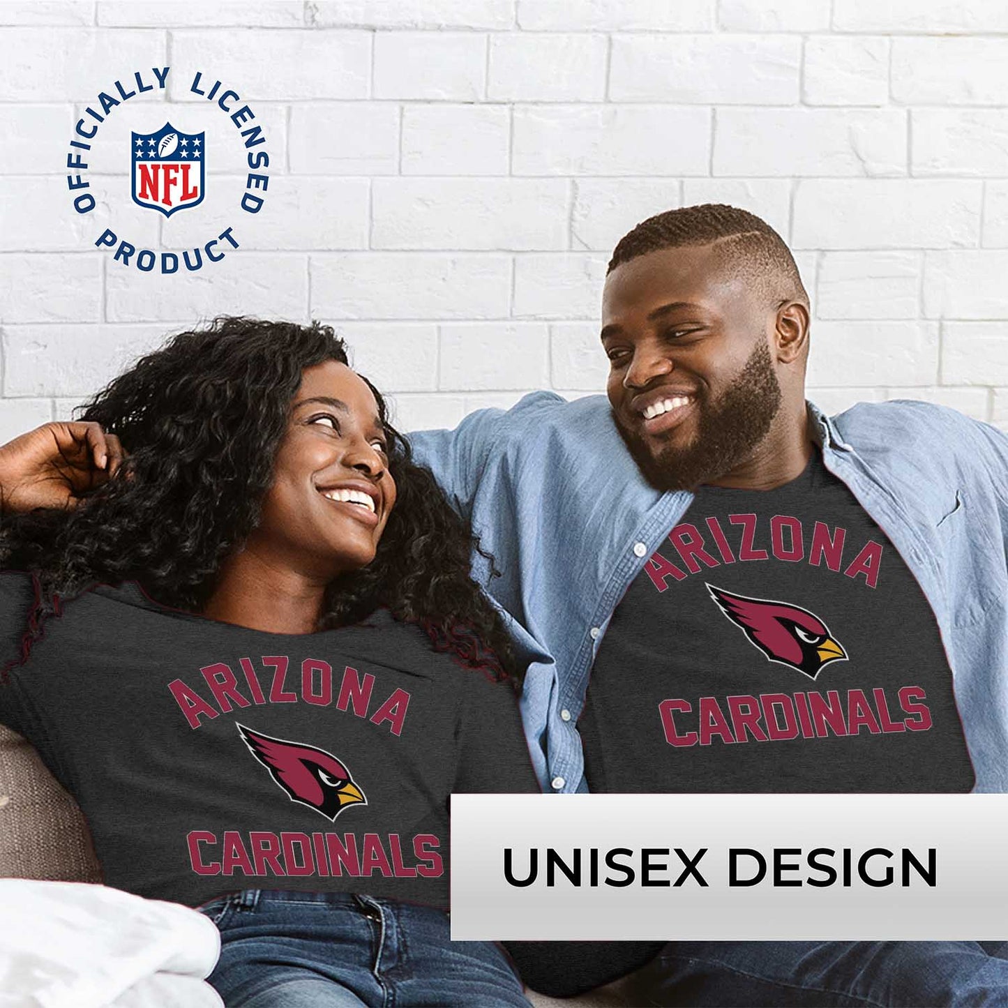 Arizona Cardinals NFL Gameday Adult Long Sleeve Shirt - Charcoal