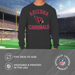 Arizona Cardinals NFL Gameday Adult Long Sleeve Shirt - Charcoal