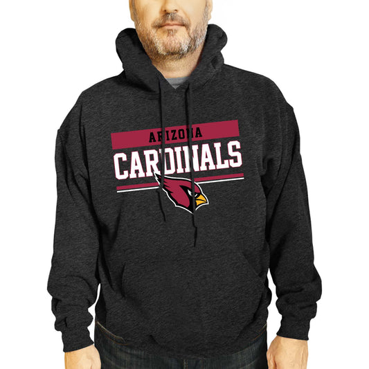 Arizona Cardinals NFL Adult Gameday Charcoal Hooded Sweatshirt - Charcoal