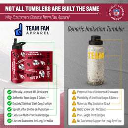 Arizona Cardinals NFL 34Oz Native Quencher Water Bottle - Cardinal