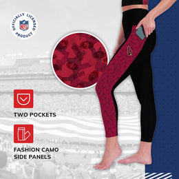 Arizona Cardinals NFL High Waisted Leggings for Women - Black