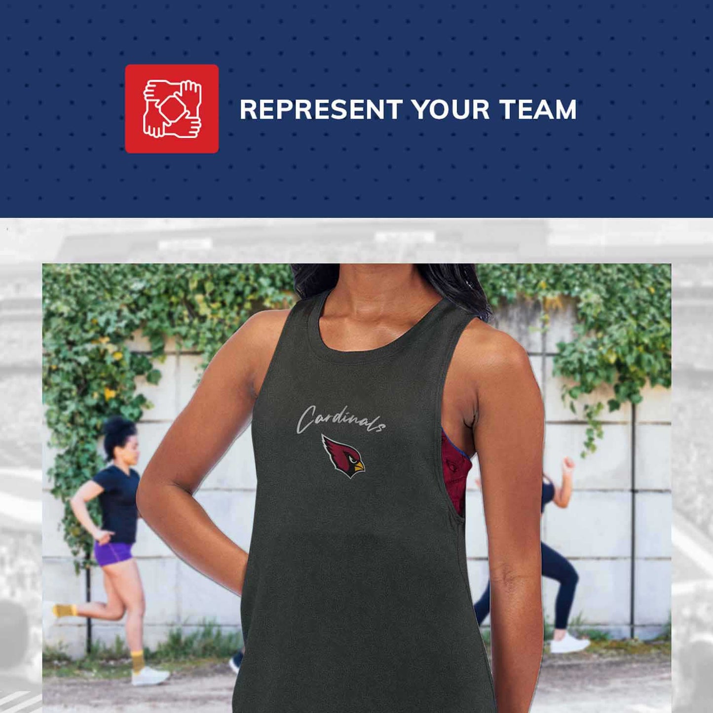 Arizona Cardinals NFL Women's Muscle Tank - Black