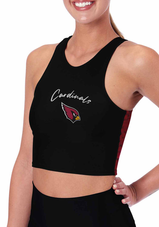 Arizona Cardinals NFL Women's Sports Bra Activewear - Black
