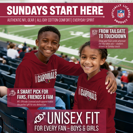 Arizona Cardinals NFL Youth Modern Endzone Football Fleece Hooded Sweatshirt - Cardinal