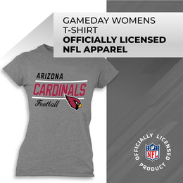 Arizona Cardinals NFL Womens Plus Size Relaxed Fit T-Shirt - Gray
