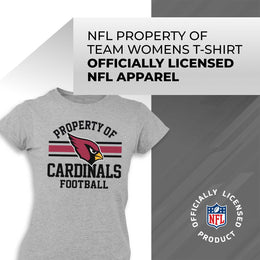 Arizona Cardinals NFL Women's Property Of Lightweight Plus Size T-Shirt - Sport Gray