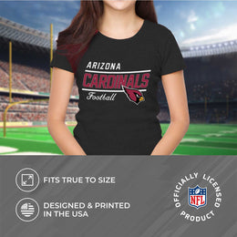 Arizona Cardinals NFL Womens Plus Size Relaxed Fit T-Shirt - Black