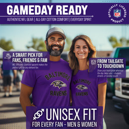 Baltimore Ravens NFL Adult Gameday T-Shirt - Purple