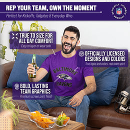 Baltimore Ravens NFL Adult Gameday T-Shirt - Purple