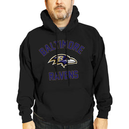 Baltimore Ravens NFL Adult Gameday Hooded Sweatshirt - Black