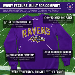 Baltimore Ravens NFL Home Team Crew - Purple