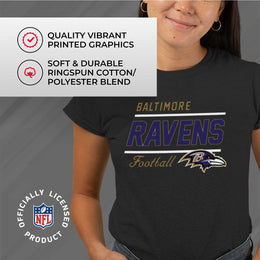 Baltimore Ravens NFL Gameday Women's Relaxed Fit T-shirt - Black