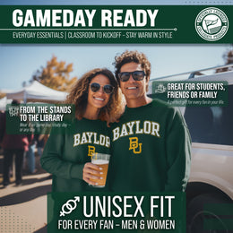 Baylor Bears Adult Arch & Logo Soft Style Gameday Crewneck Sweatshirt - Team Color