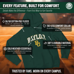 Baylor Bears Adult Arch & Logo Soft Style Gameday Hooded Sweatshirt - Team Color
