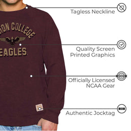 Boston College Eagles Adult University Crewneck - Maroon