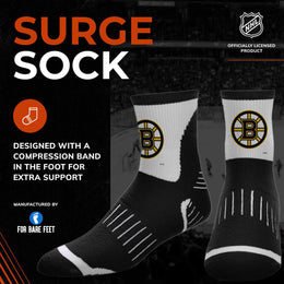 Boston  Bruins NHL Youth Surge Socks - Black