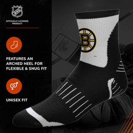 Boston  Bruins NHL Youth Surge Socks - Black