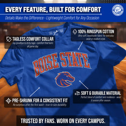 Boise State Broncos NCAA Adult Gameday Cotton T-Shirt - Royal