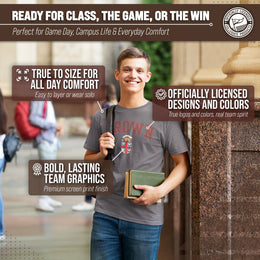 Brown Bears NCAA Adult Gameday Cotton T-Shirt - Gray