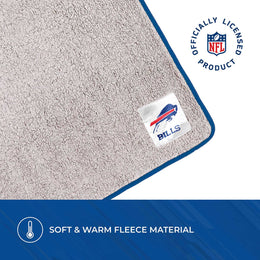 Buffalo Bills NFL Silk Touch Sherpa Throw Blanket - Royal