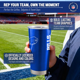 Buffalo Bills NFL 20oz Gameday Stainless Steel Tumbler - Royal