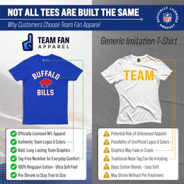 Buffalo Bills NFL Adult Retro Gameday Unisex T-Shirt - Royal