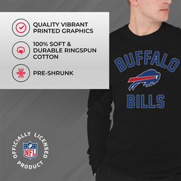 Buffalo Bills NFL Gameday Adult Long Sleeve Shirt - Black