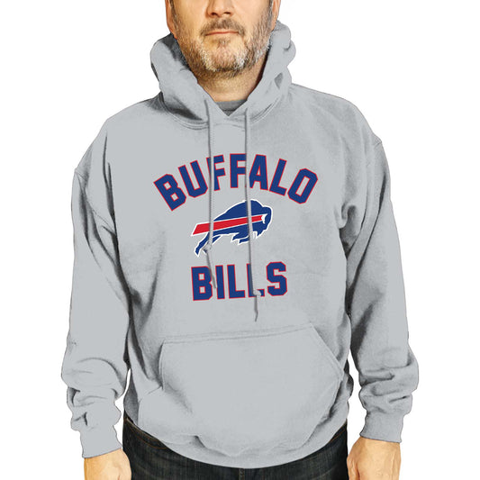 Buffalo Bills NFL Adult Gameday Hooded Sweatshirt - Sport Gray