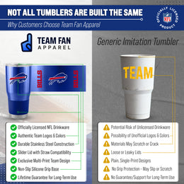 Buffalo Bills NFL 30oz Gameday Stainless Steel Tumbler - Royal
