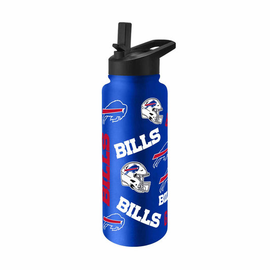 Buffalo Bills NFL 34Oz Native Quencher Water Bottle - Royal