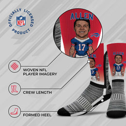Buffalo Bills FBF NFL V Curve Socks - Red