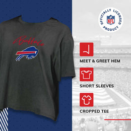 Buffalo Bills NFL Women's Crop Top - Black