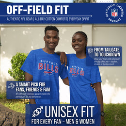 Buffalo Bills NFL Starting Fresh Short Sleeve Heather T-Shirt - Royal