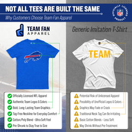 Buffalo Bills NFL Modern Throwback T-shirt - Team Color