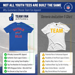 Buffalo Bills NFL Youth Gameday Football T-Shirt - Royal