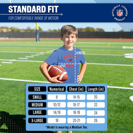 Buffalo Bills NFL Youth Gameday Football T-Shirt - Royal