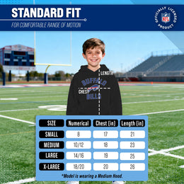 Buffalo Bills NFL Youth Gameday Hooded Sweatshirt - Black
