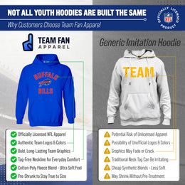 Buffalo Bills NFL Youth Gameday Hooded Sweatshirt - Royal