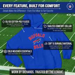 Buffalo Bills NFL Youth Gameday Hooded Sweatshirt - Royal